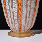 Fratelli Toso FILIGRANA Vase, Leslie Pina Collection